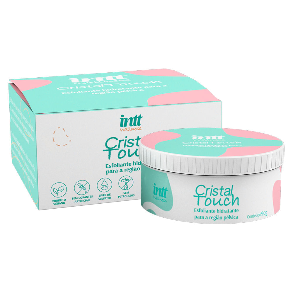 Cristal Touch Esfoliante Pélvico e Hidratante Corporal 90g Intt Wellness