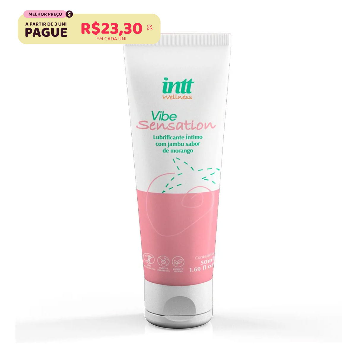 Vibe Sensation Lubrificante Íntimo com Jambu Intt Wellness