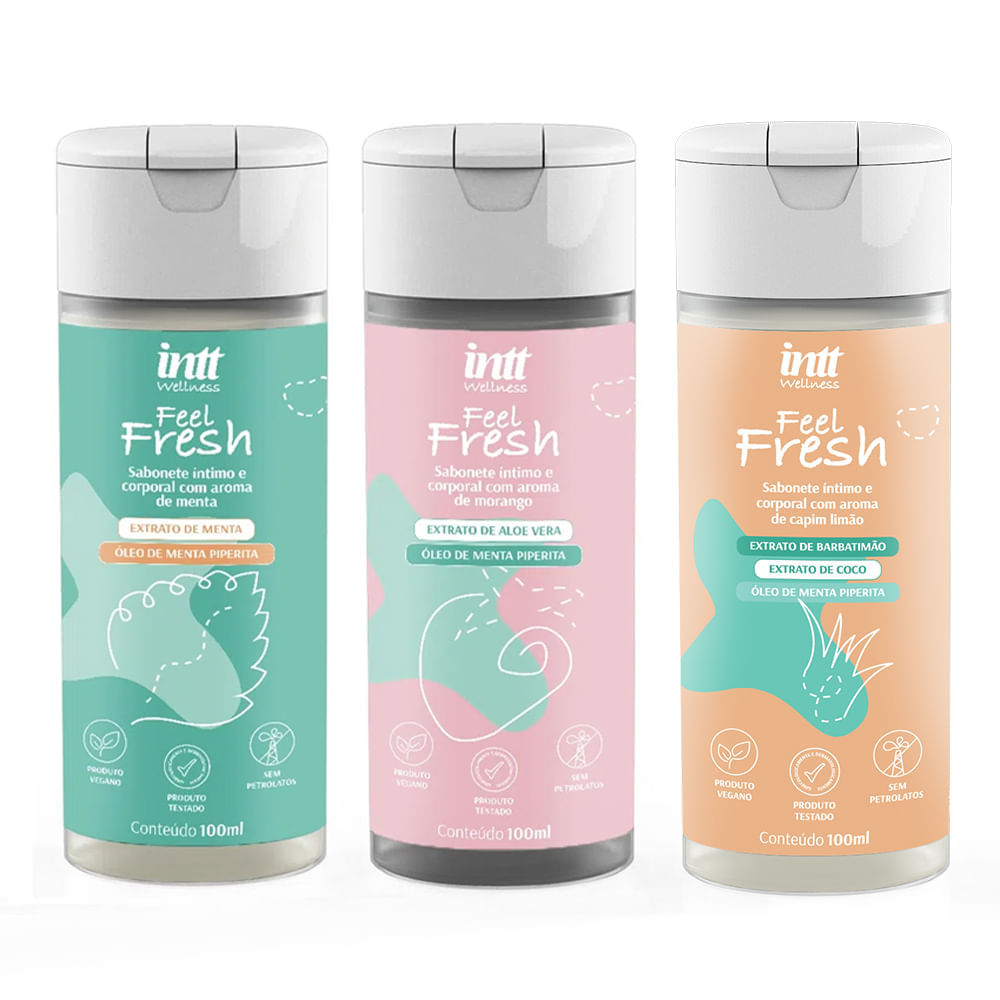 Feel Fresh Sabonete Íntimo Corporal 100ml Intt Wellness