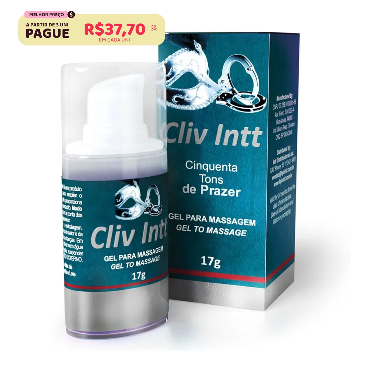 Cliv Intt Cinquenta Tons de Cinza 17g