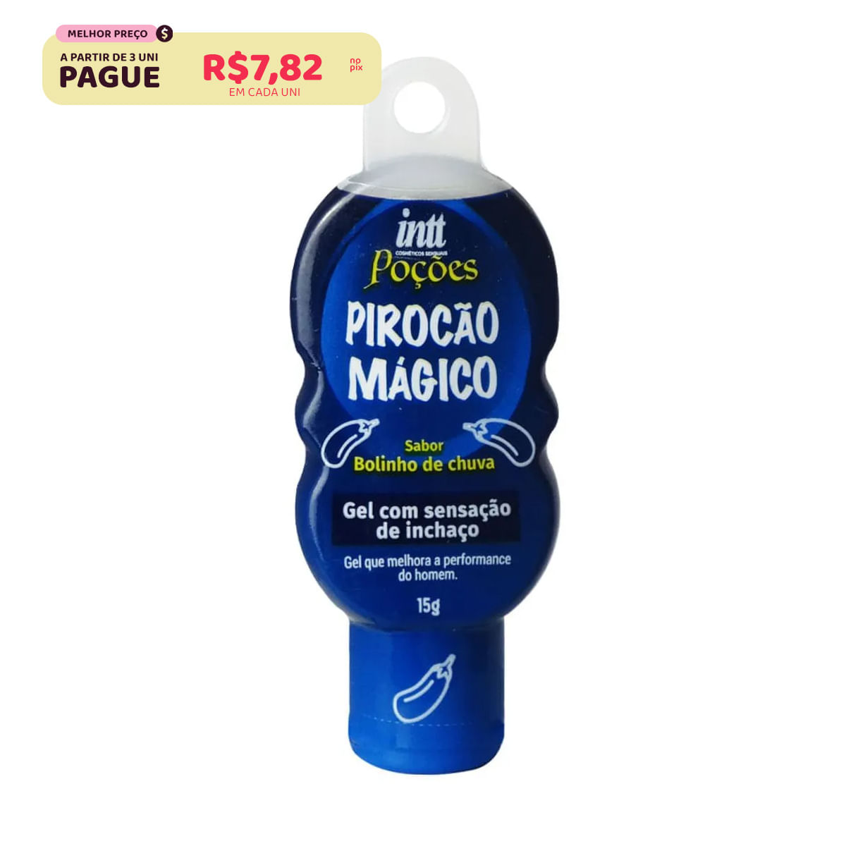 Pirocão Mágico Gel com Sensação de Inchaço 15g Linha Poções Intt
