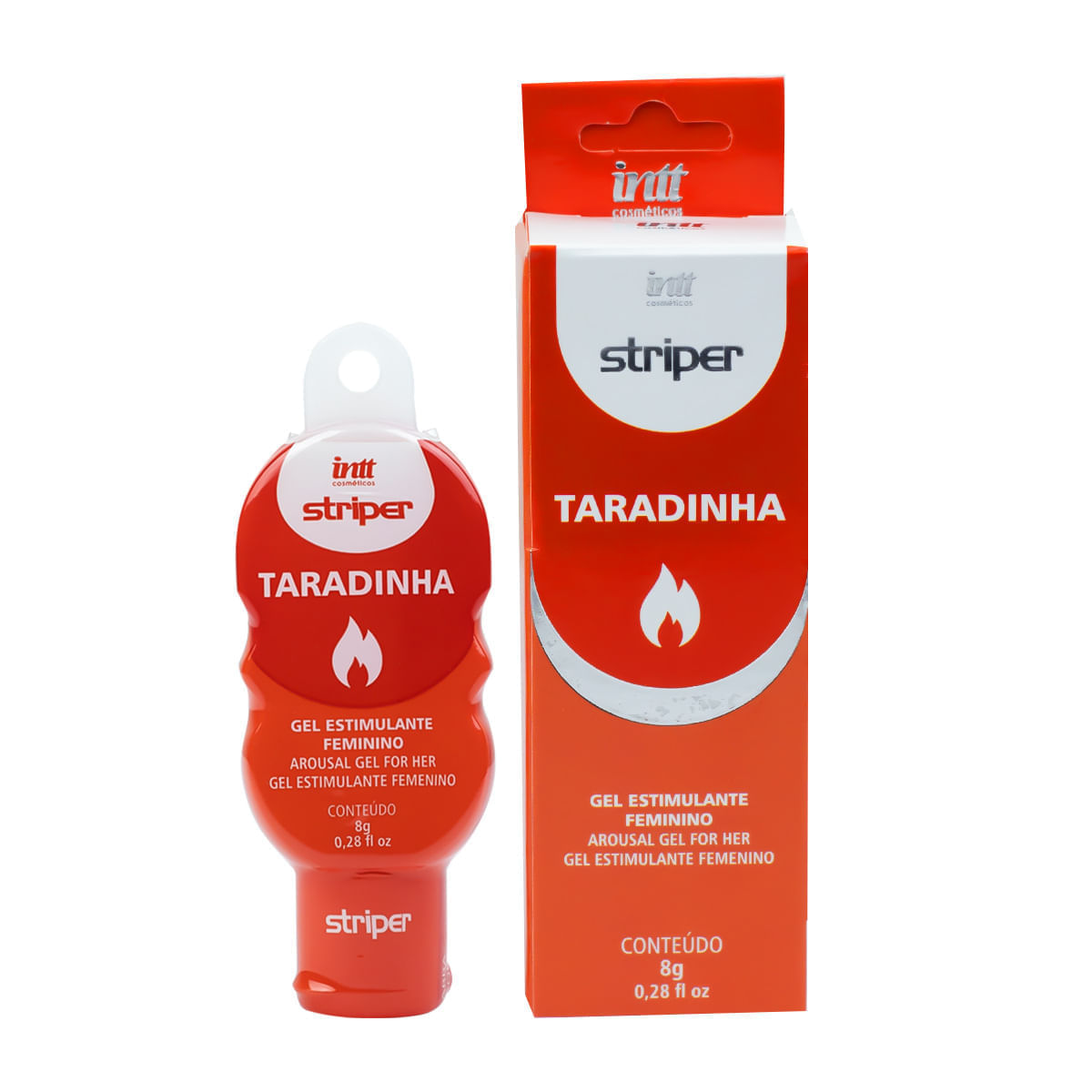 Taradinha Excitante Feminino 8g Linha Stripper Intt