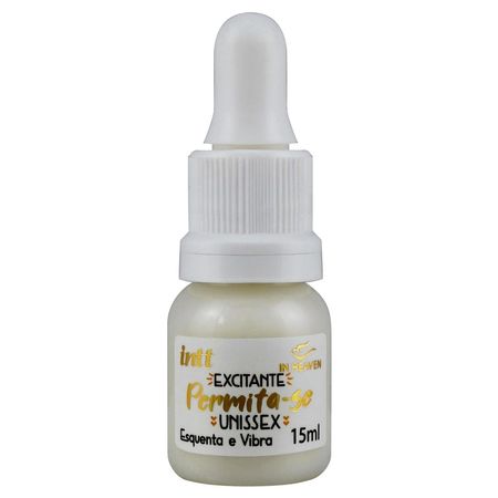 Permita-se Gel Excitante Unissex Esquenta e Vibra 15ml Intt
