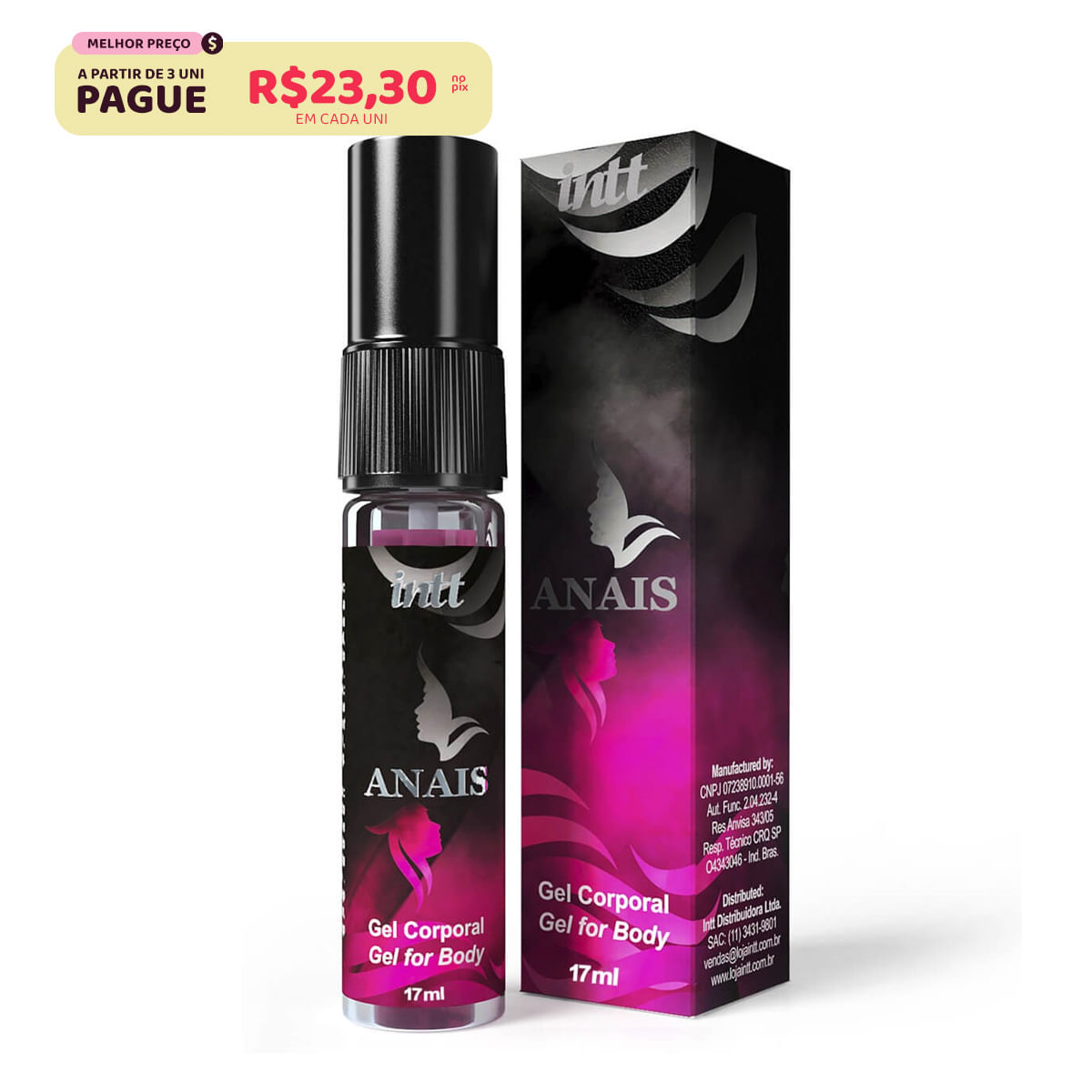 Gel Corporal Anais 17 ml Intt