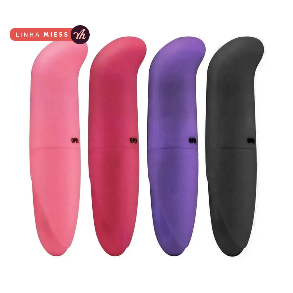 Vibrador Ponto G com Textura Aveludada Miess