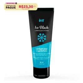 Ice Black Lubrificante a Base de Água Sabor Menta 50ml Intt