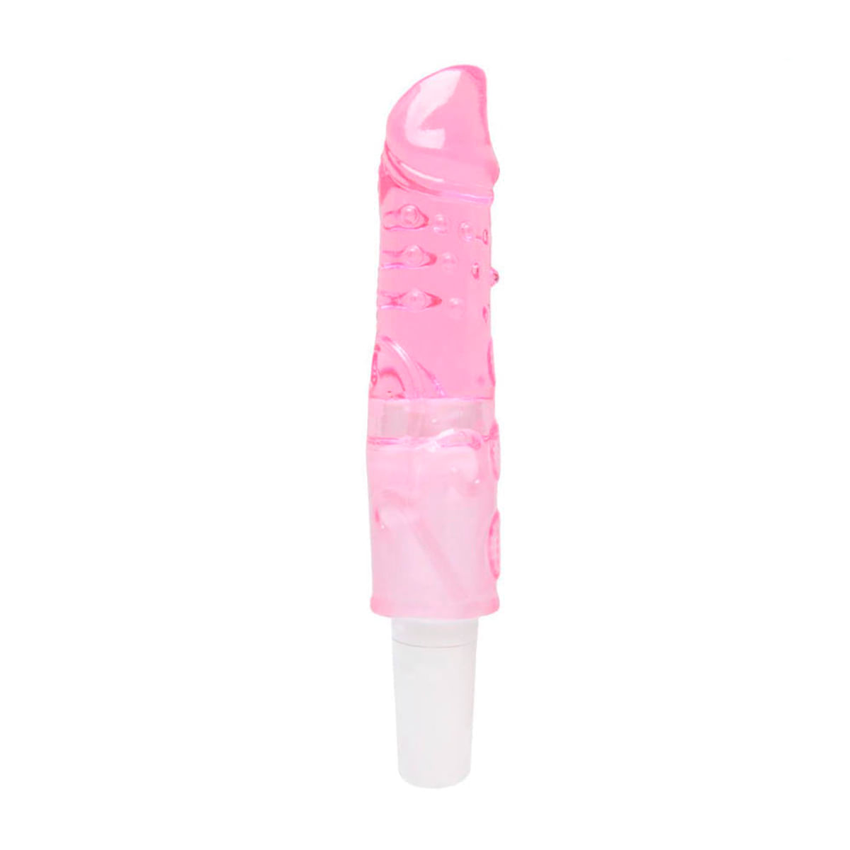Vibrador com Capa Removivel em Formato de Pênis 17x3 cm Miss Collection