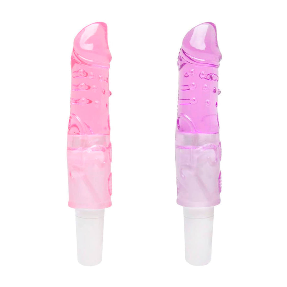 Vibrador com Capa Removivel em Formato de Pênis 17x3 cm Miss Collection