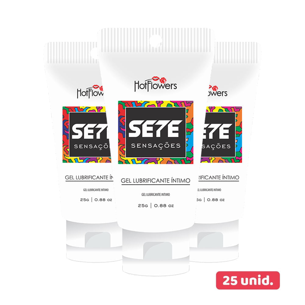 Kit com 25 Sete Sensações Dessensibilizante e Excitante Anal