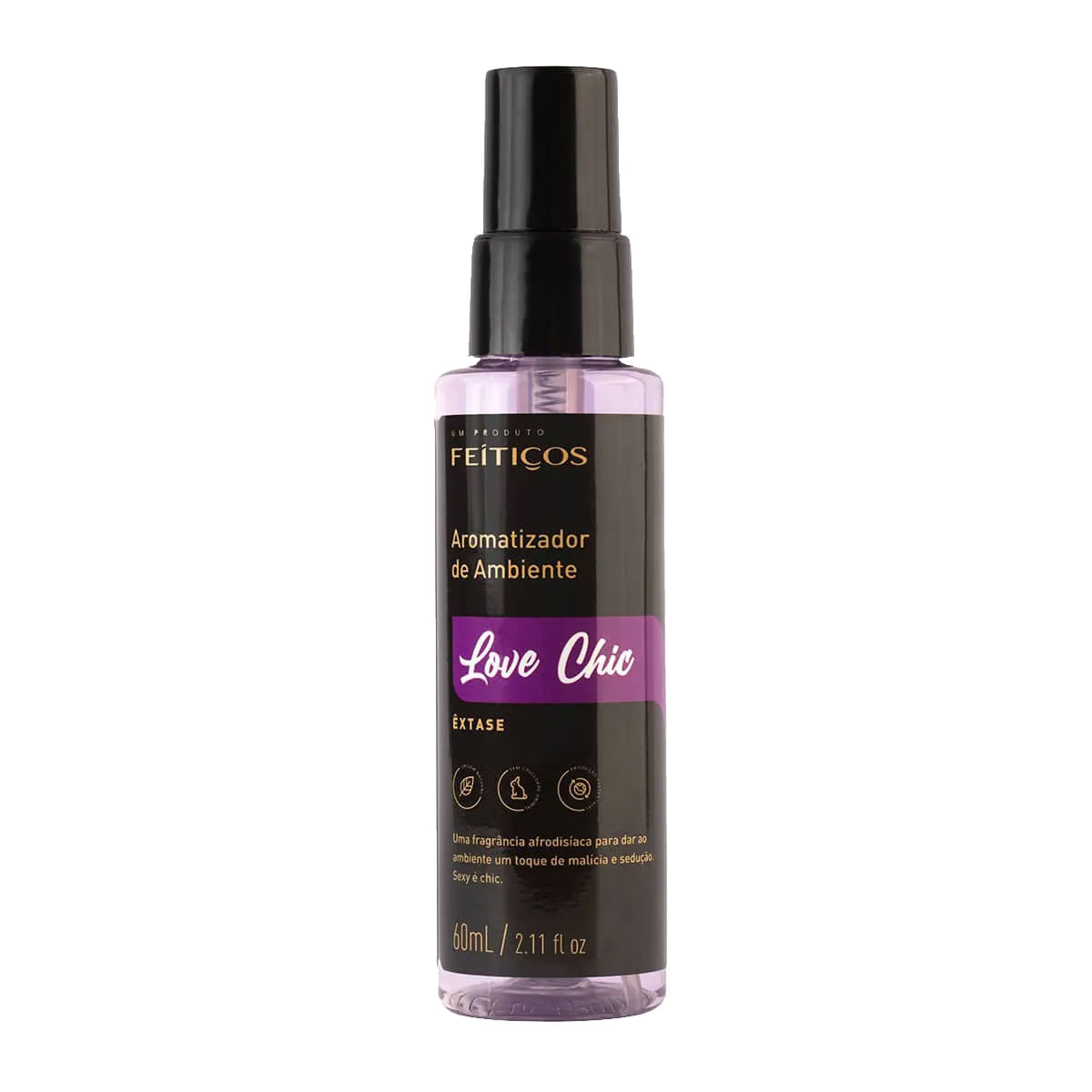 Love Chic Êxtase Aromatizador de Ambiente 60ml Feitiços Aromáticos
