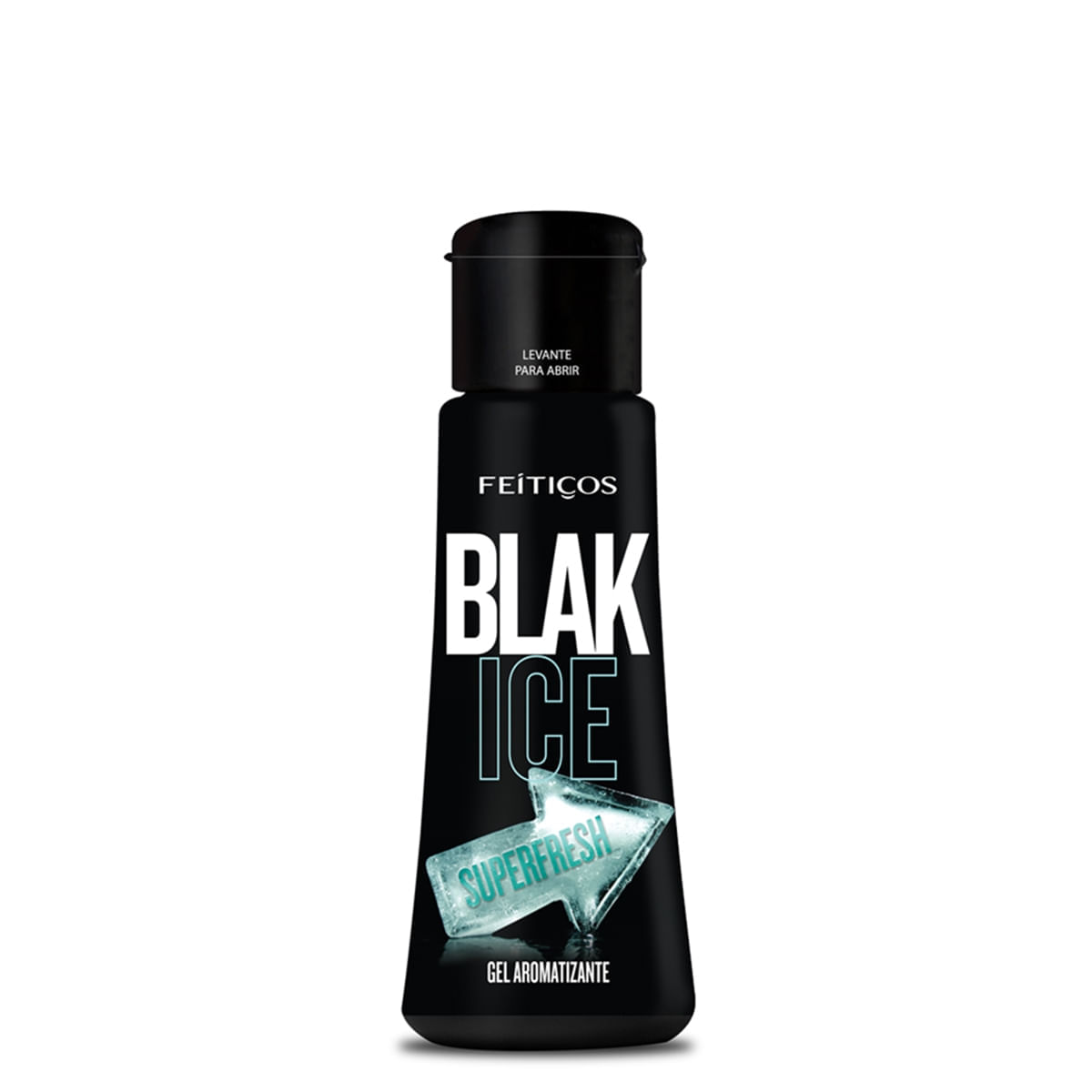 Gel Comestível Beijável Blak Ice Super Fresh 40ml Feitiços Aromáticos