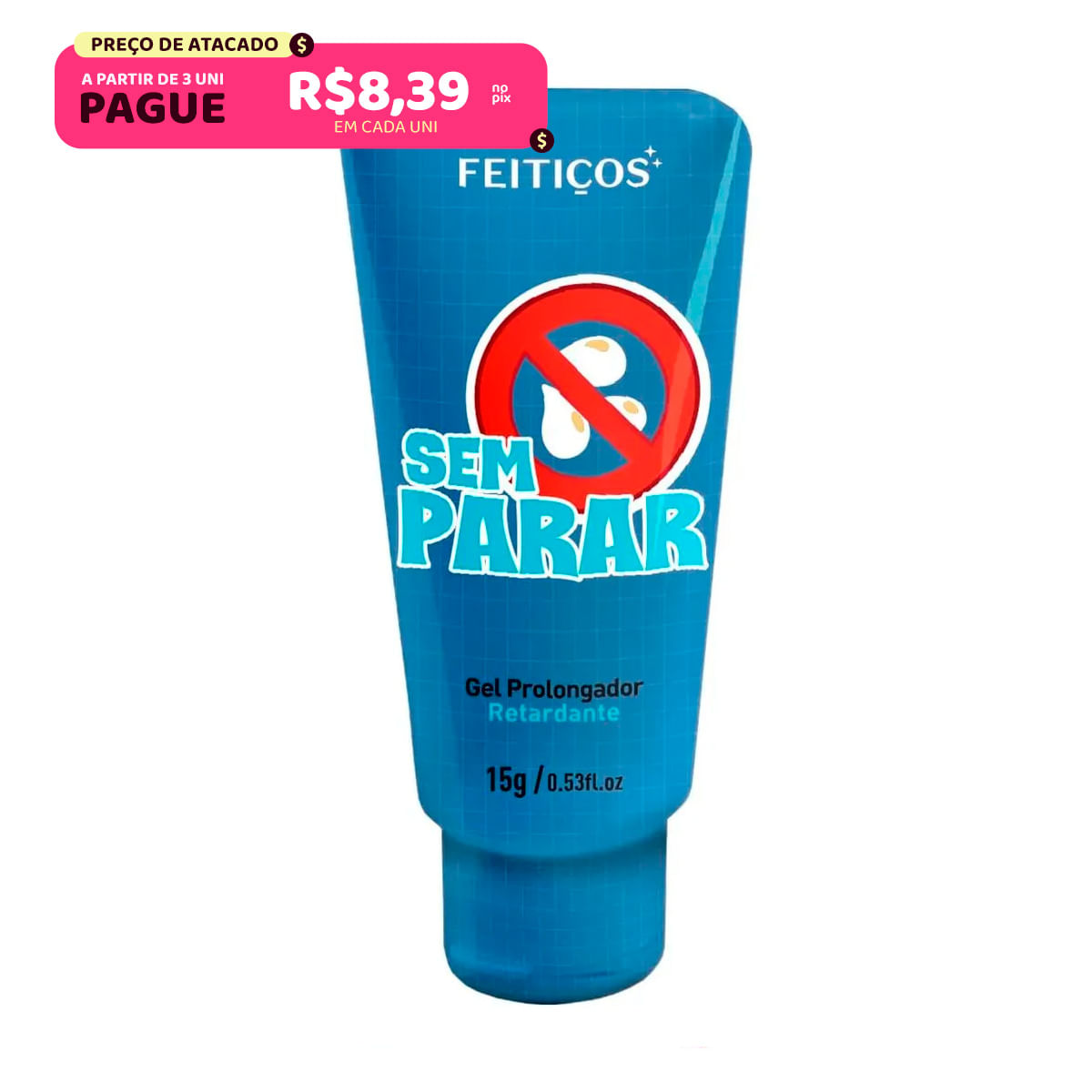 Sem Parar Gel Prolongador 15g Linha 10 de 10 Feitiços Aromáticos Sem Parar Gel Prolongador 15g Linha 10 de 10 Feitiços Aromáticos