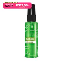 Spray para Ambiente Capim Limão Refrescância 60ml Feitiços