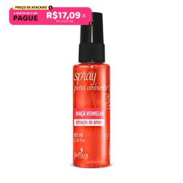 Spray para Ambiente Maça Vermelha Atração do Amor 60ml Feitiços