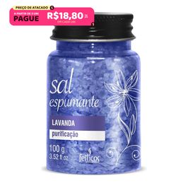 Sal Espumante Purificação Lavanda 100g Feitiços
