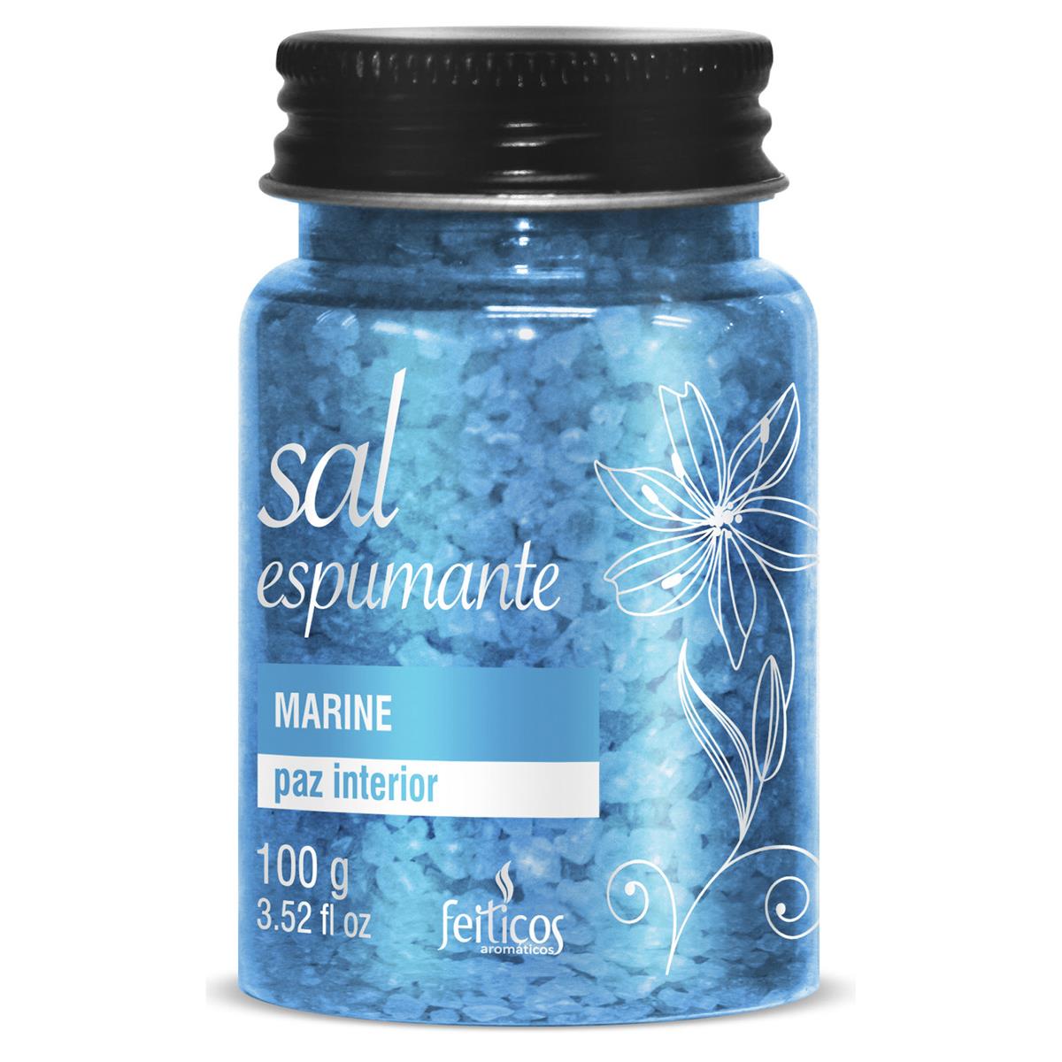Sal Espumante Paz Interior Marine 100g Feitiços