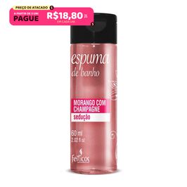Espuma de Banho Morango com Champagne Sedução 60ml Feitiços - Miess