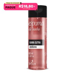 Espuma de Banho Erotismo Kama Sutra 60ml Feitiços