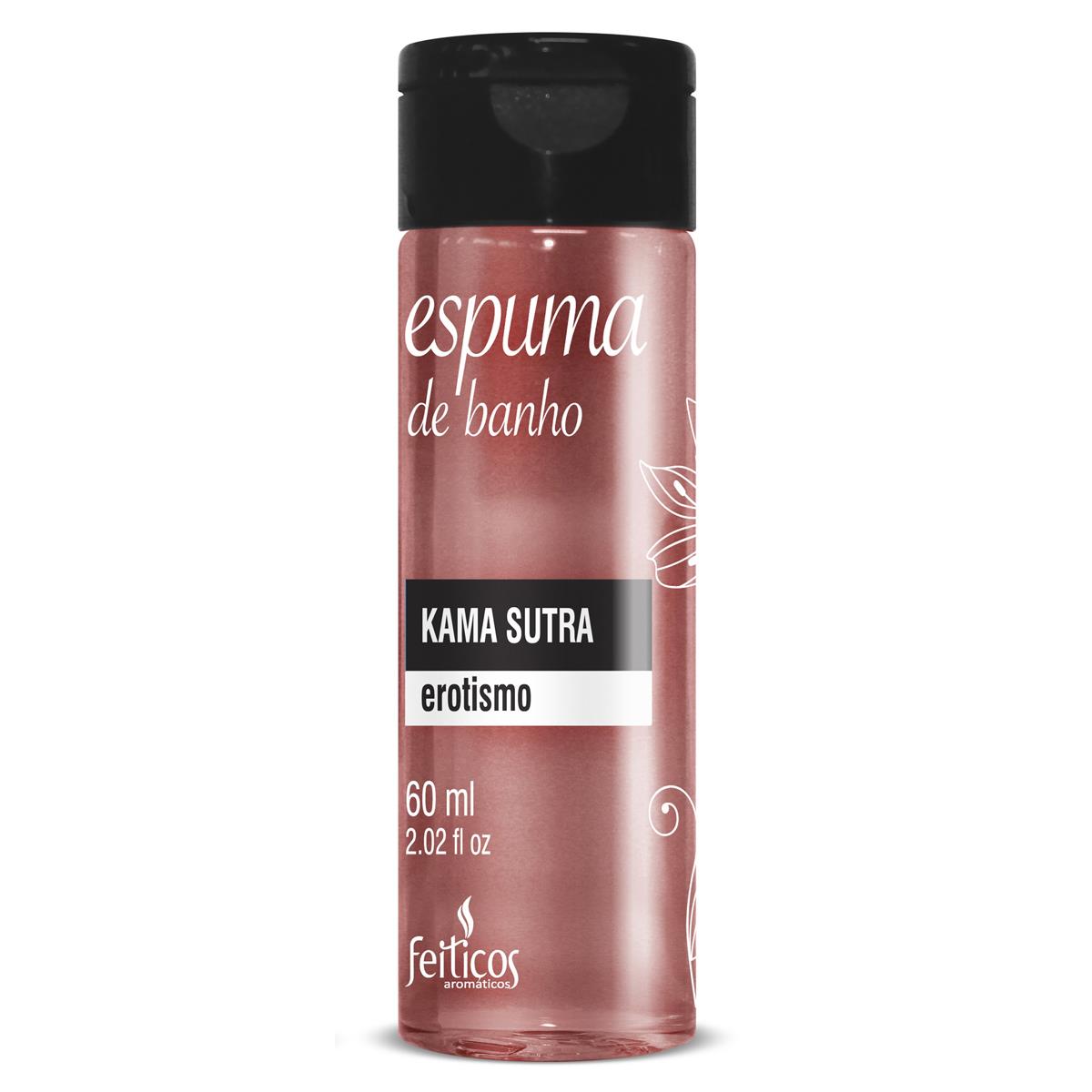 Espuma de Banho Erotismo Kama Sutra 60ml Feitiços