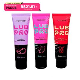 LubPro Premium Lubrificante com Sabor 60ml Feitiços Aromáticos