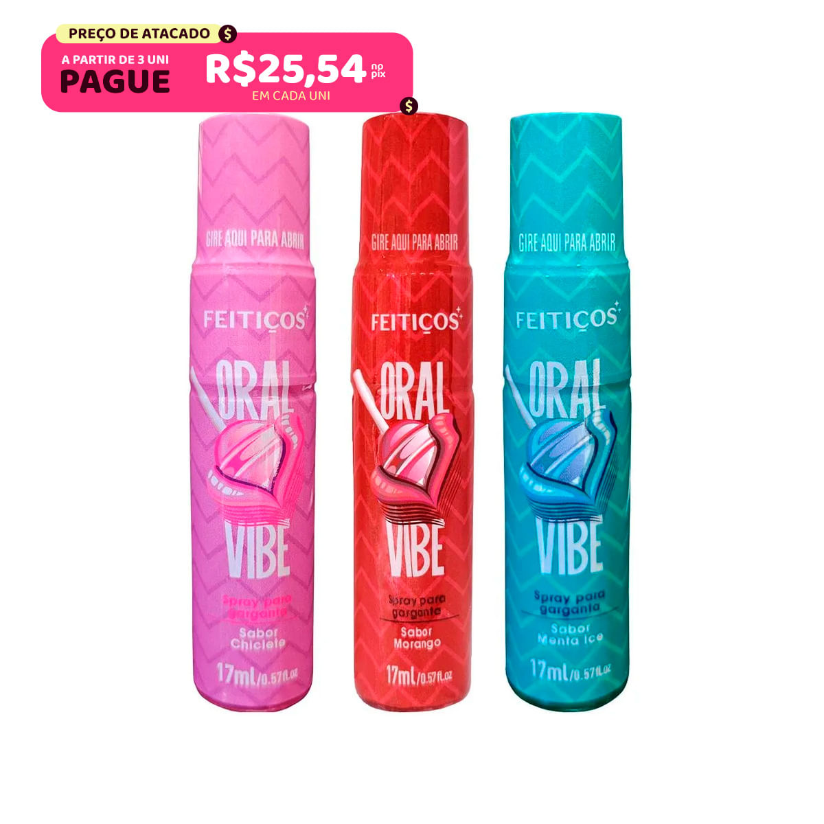 Oral Vibe Spray Dessensibilizante para Garganta 17ml Feitiços