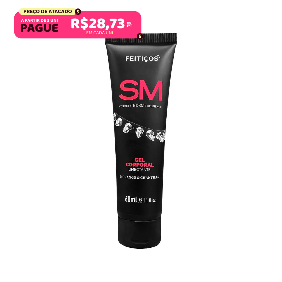SM Gel Umectante Excitante 60ml Feitiços