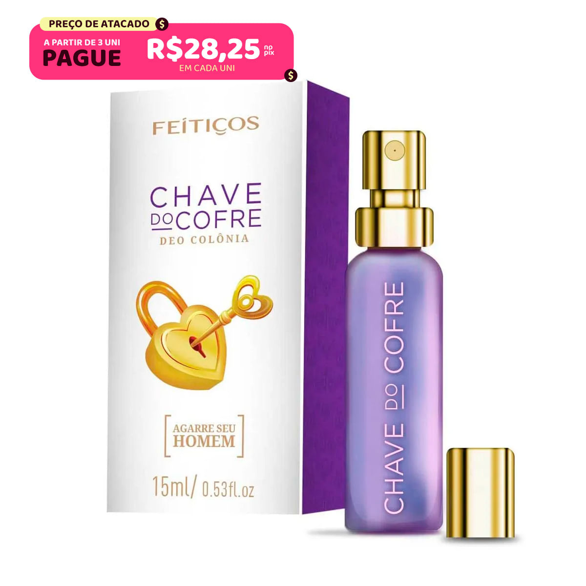 Chave do Cofre Deo Colônia 15ml Feitiços