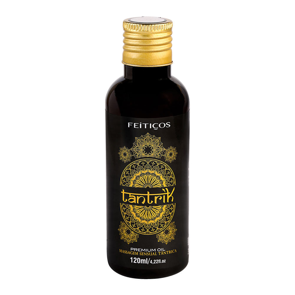 Tantrík Premium Óleo Vegetal para Massagem Tântrica 120ml Feitiços