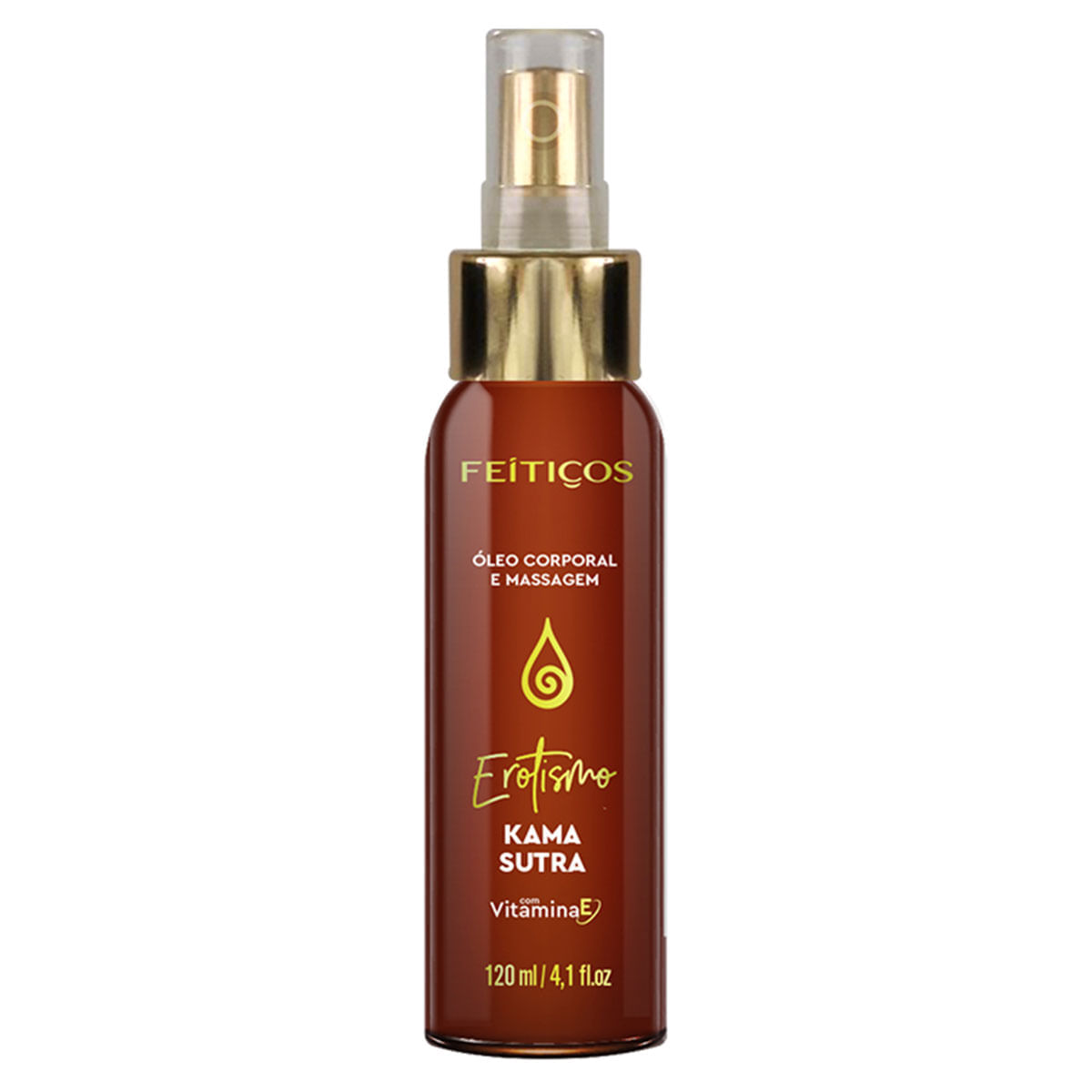 Erotismo Óleo Corporal e Massagem em Spray Fragrância Kama Sutra 120ml Feitiços Aromáticos