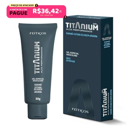 Titanium Gel Especial Alta Performance 30g Feitiços Aromáticos