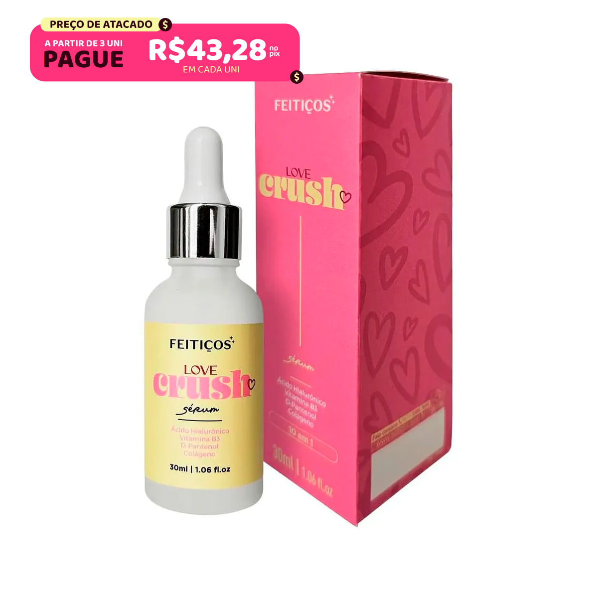 Love Crush Sérum 10 em 1 30ml Feitiços