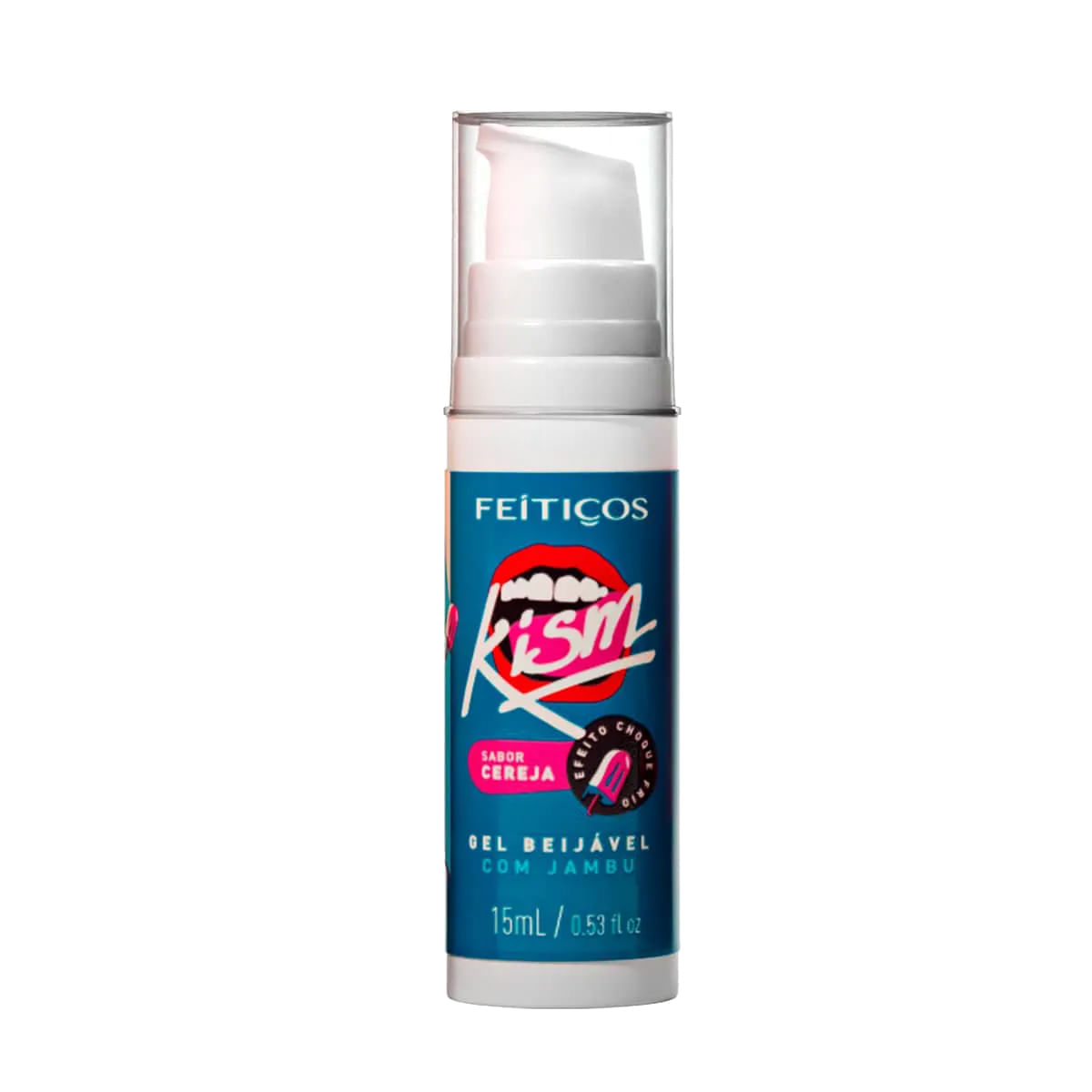 Kism Eletric Ice Gel Beijável com Jambu 15ml Feitiços Aromáticos