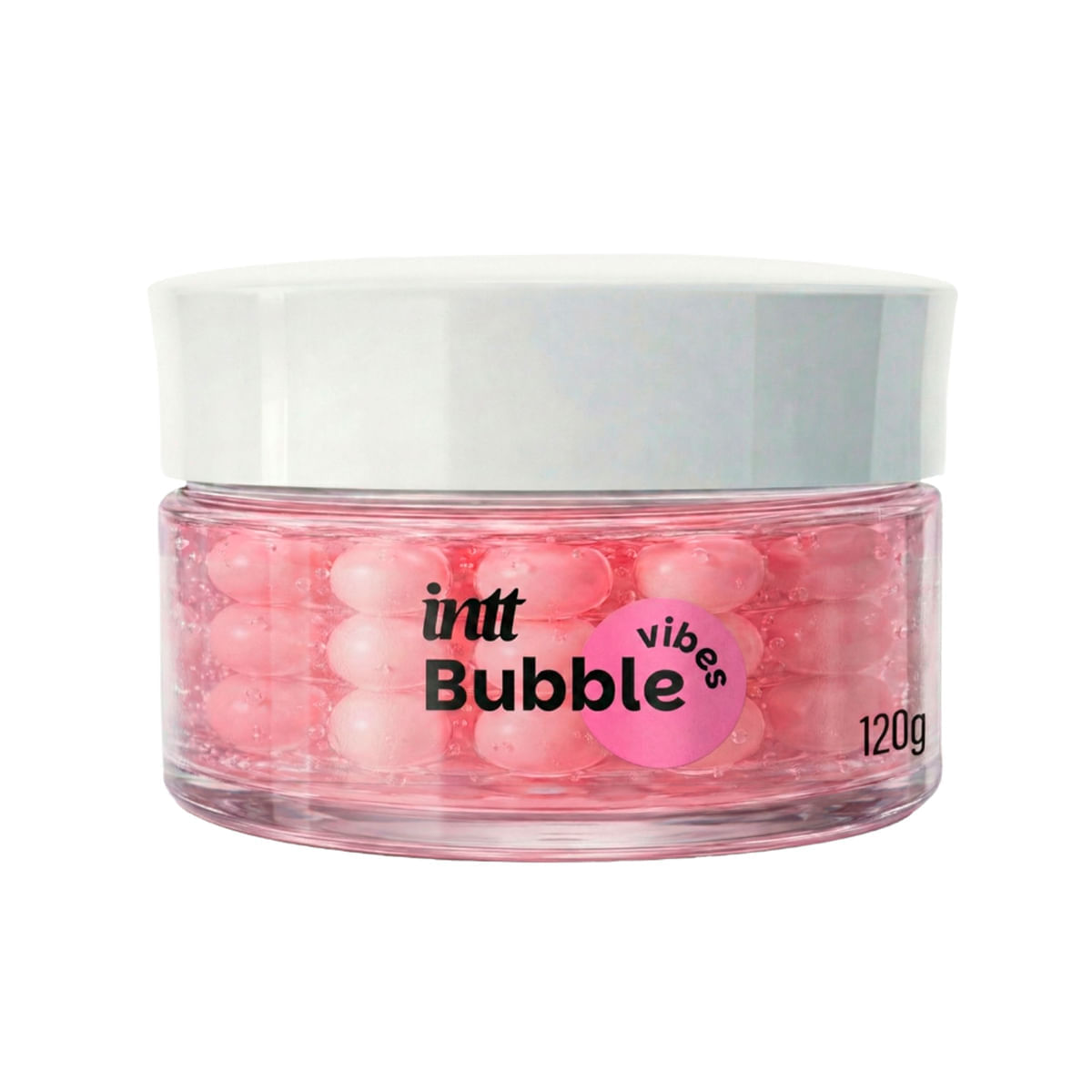 Bubble Vibes 3 em 1 Lubrificante e Excitante com Esferas e Jambu 120g Intt