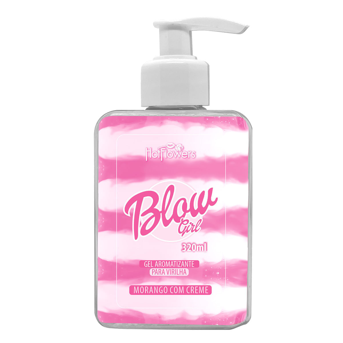 Blow Girl Gel Aromatizante Beijável Para Virilha 320ml Hot Flowers Blow Girl Gel Aromatizante Beijável Para Virilha 320ml Hot Flowers