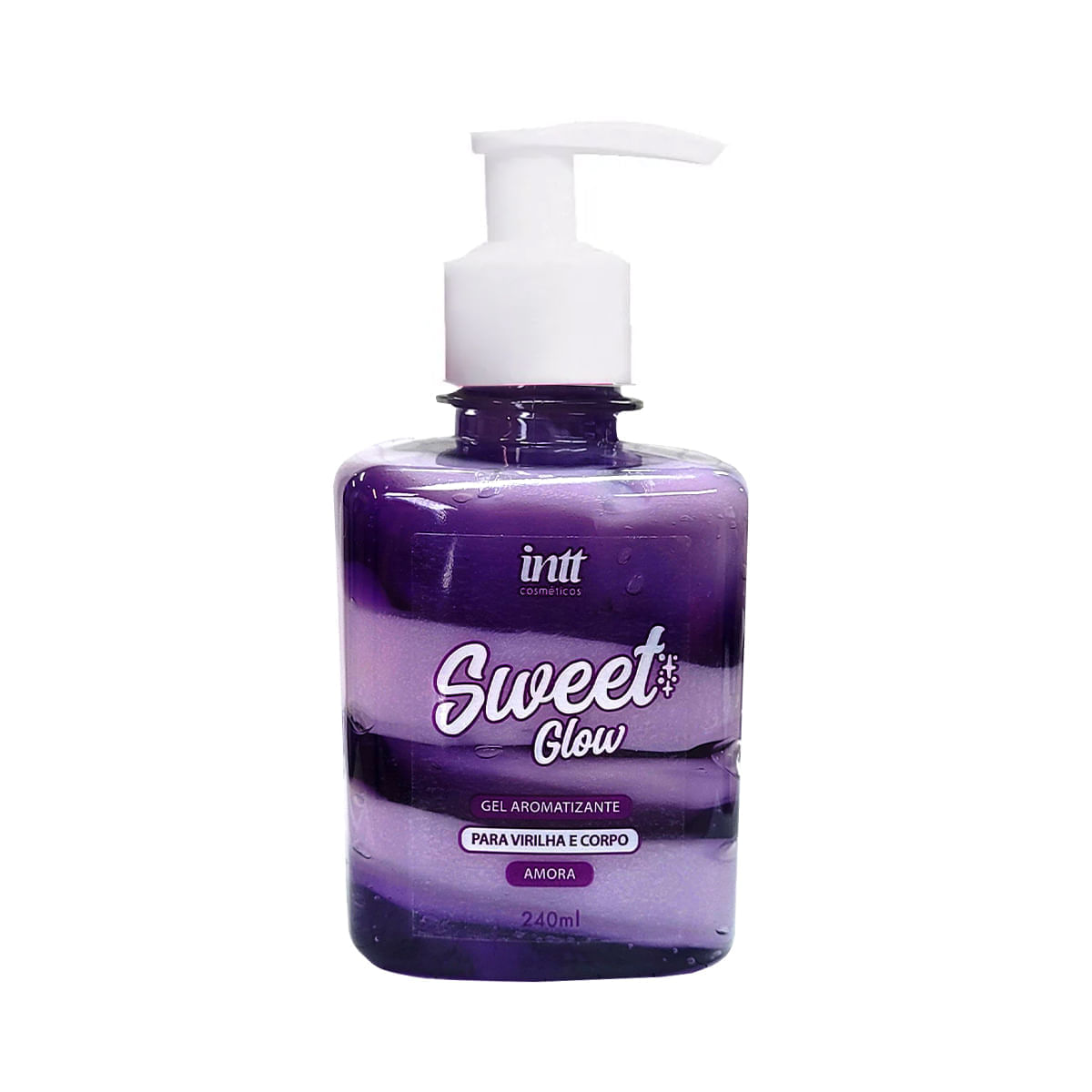 Sweet Glow Amora Gel Hidratante Beijável para Virilha e Bumbum 240ml Intt Sweet Glow Amora Gel Hidratante Beijável para Virilha e Bumbum 240ml Intt