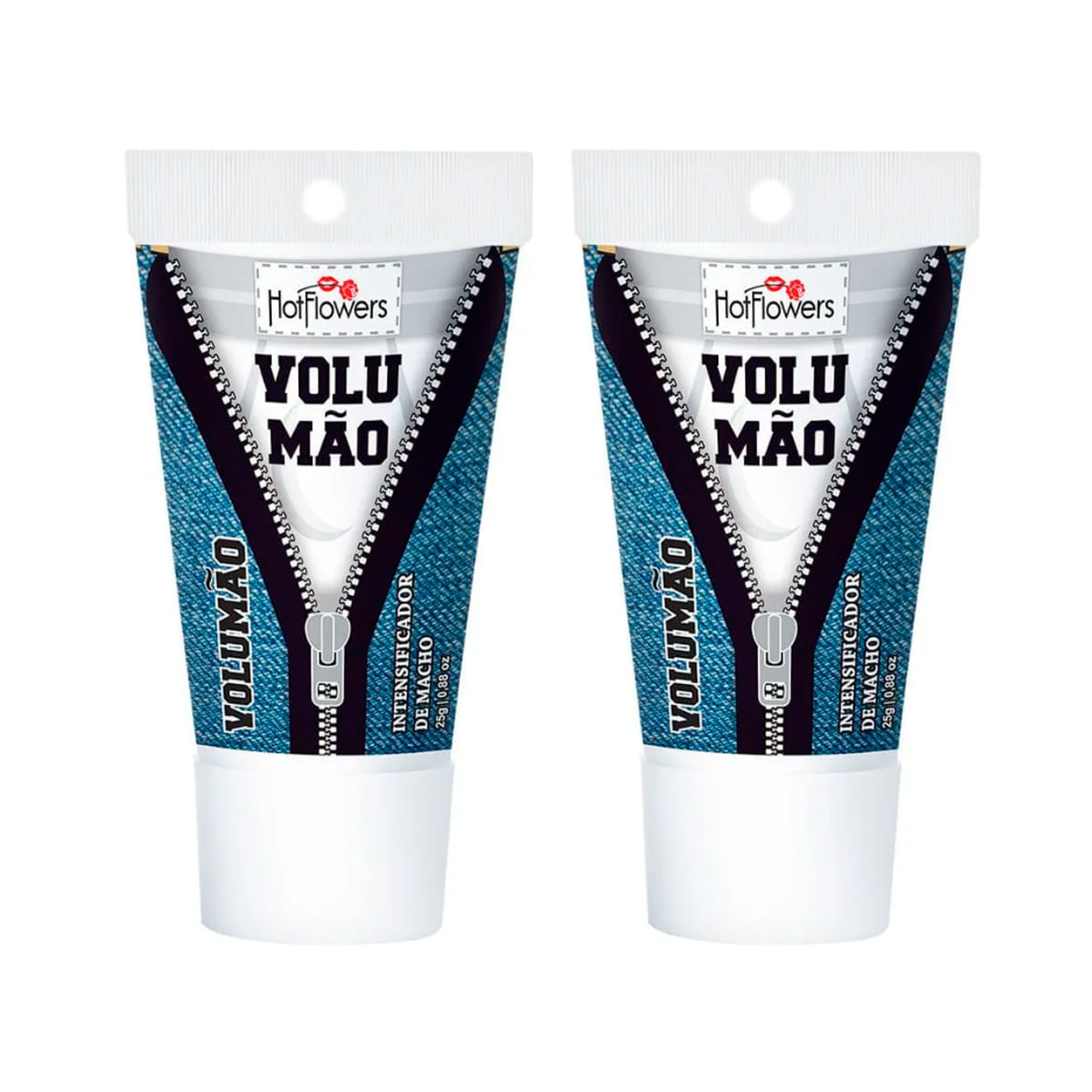 Duplinha com Gel Excitante Masculino Volumão 25gr