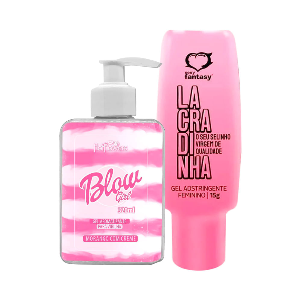 Duplinha com Blow Girl Gel e Lacradinha Gel Adstringente