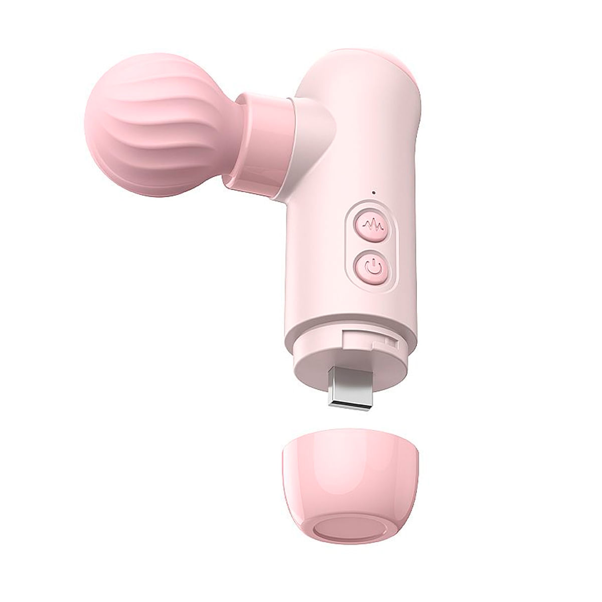 Pistola Massageadora com Dupla Estimulação e 12 Modos de Vibração e Pulsação Sexy Import