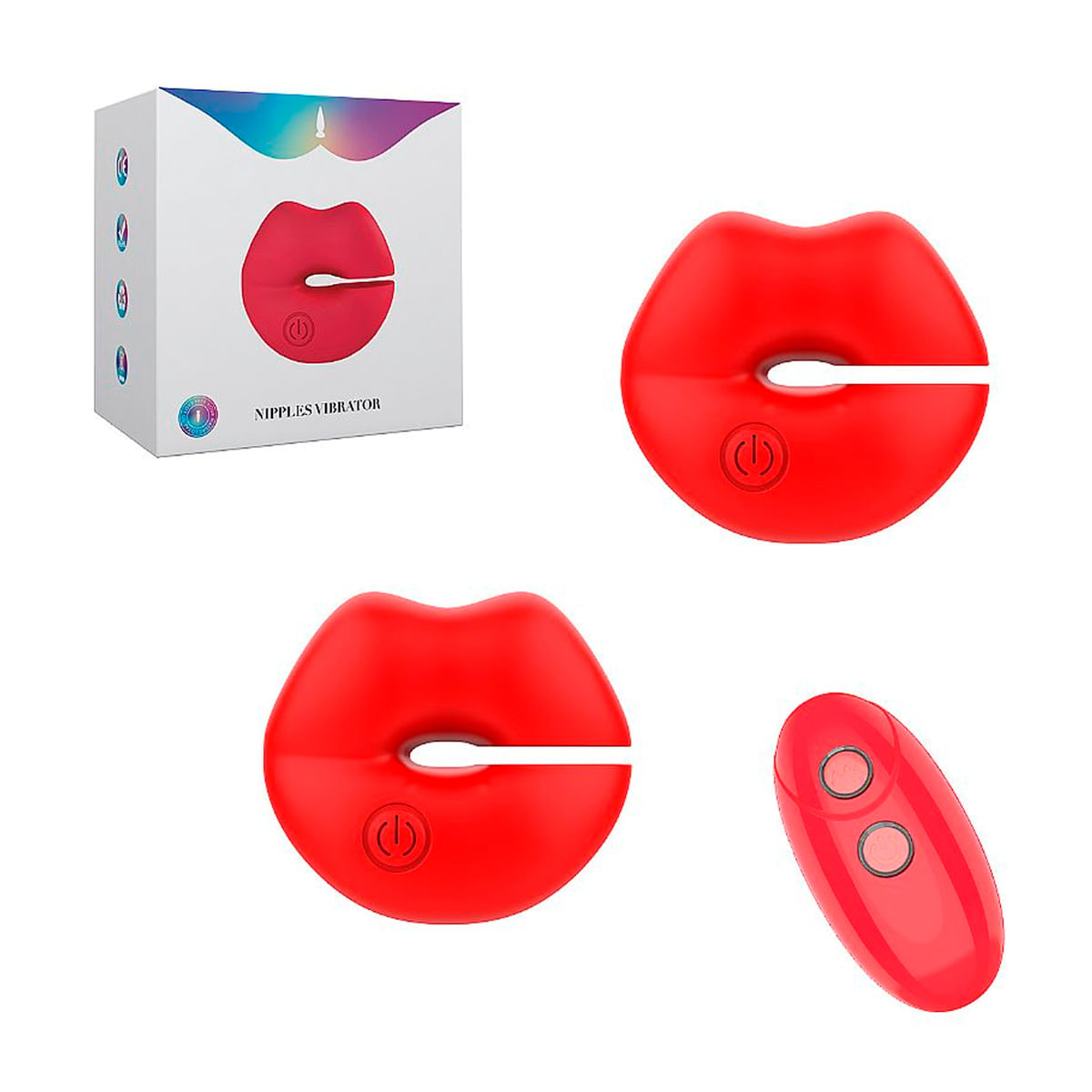 Nipples Vibrator Grampos de Mamilo com 10 Modos de Vibração e Controle Sexy Import