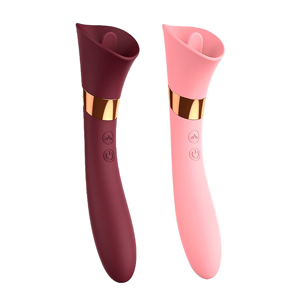 Estimulador Duplo Ponto G 12 Modos de Vibração e Estimulador Língua 12 Modos de Estímulo Sexy Import