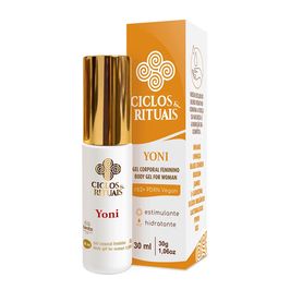 Yoni Hidrogel Estimulante Feminino com CB2 e PDRN Vegan 30ml Santo Cosméticos