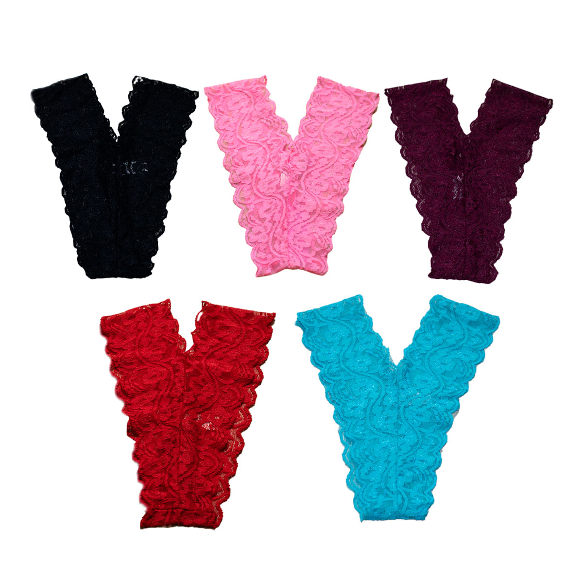 Kit com 5 Calcinhas Calesson com Cores Variadas Hot Love