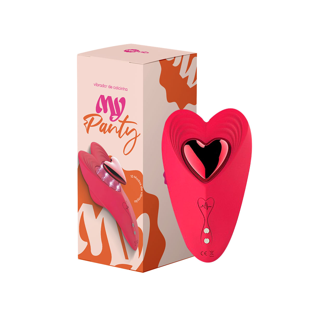 MyPanty Vibrador de Calcinha com 10 Modos de Vibração e Controle via App MyVib