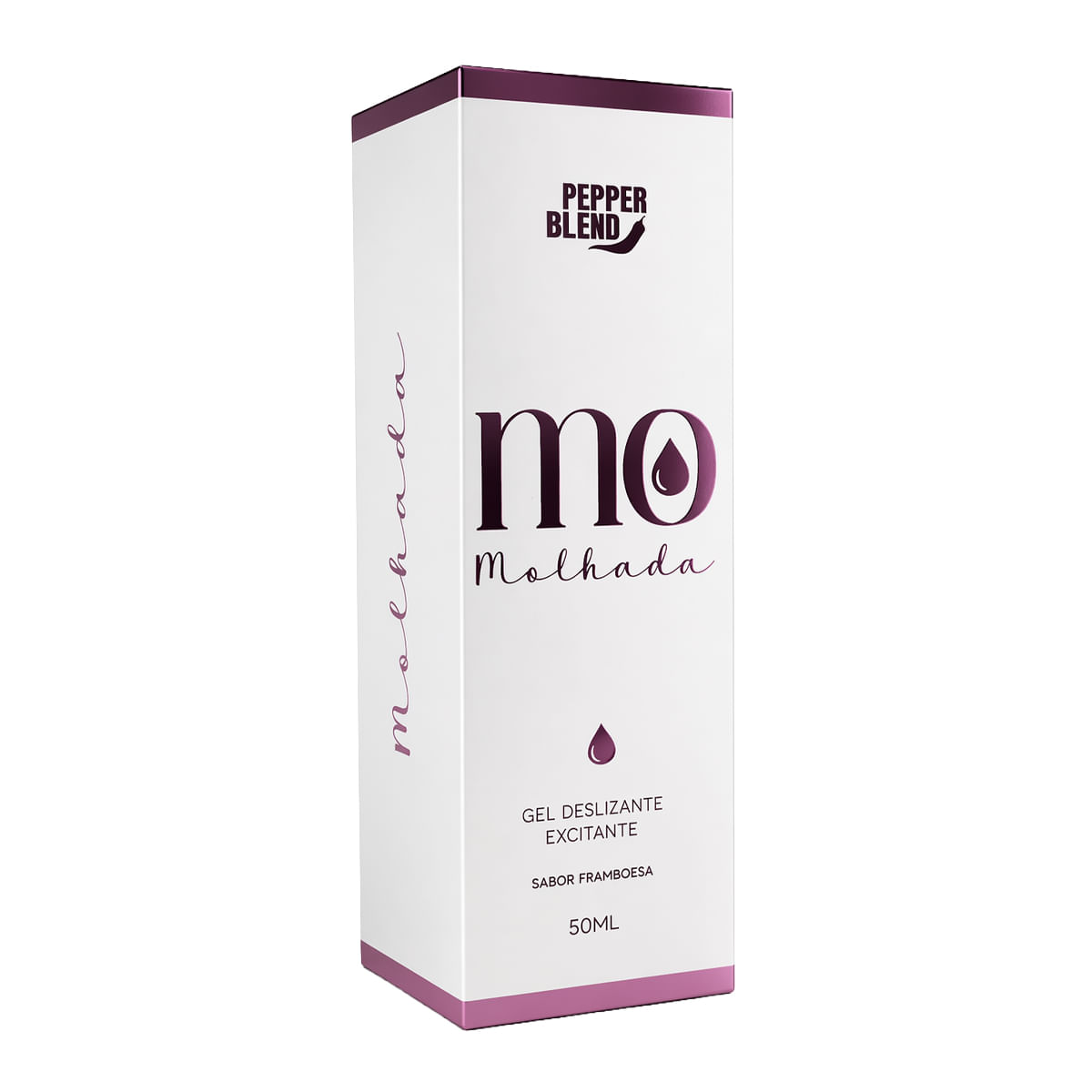 Lubrificante Íntimo Excitante Linha MO Molhada 50ml Pepper Blend