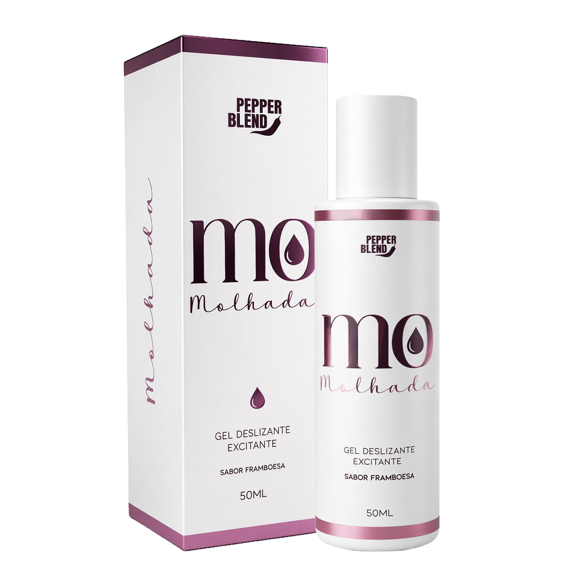 Lubrificante Íntimo Excitante Linha MO Molhada 50ml Pepper Blend