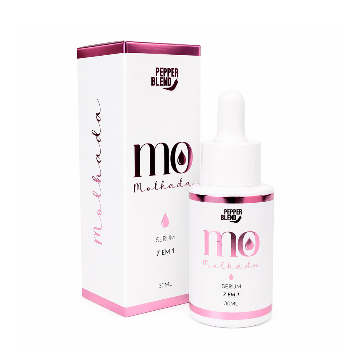 Sérum Íntimo 7 em 1 com Efeito Hidratante Linha MO Molhada 30ml Pepper Blend