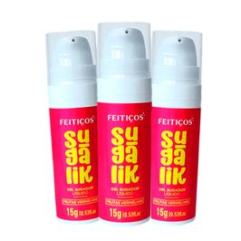 Kit com 03 Sugalik Frutas Vermelhas
