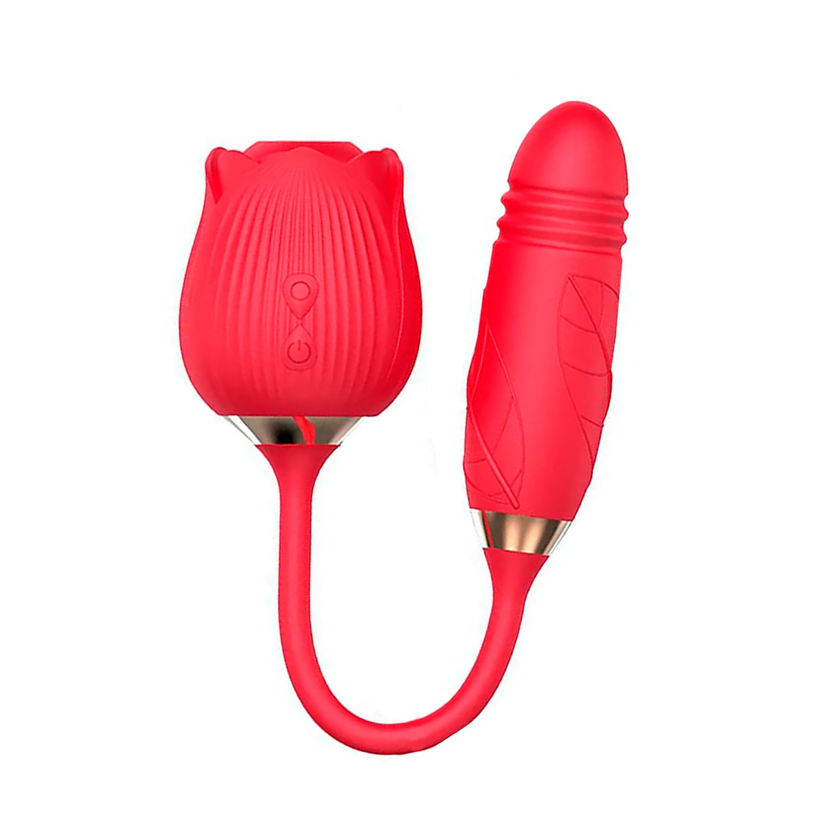 Sophie Vibrador Formato de Rosa com 10 Modos de Vibração, Vai e Vem e Pulsação Sexy Import