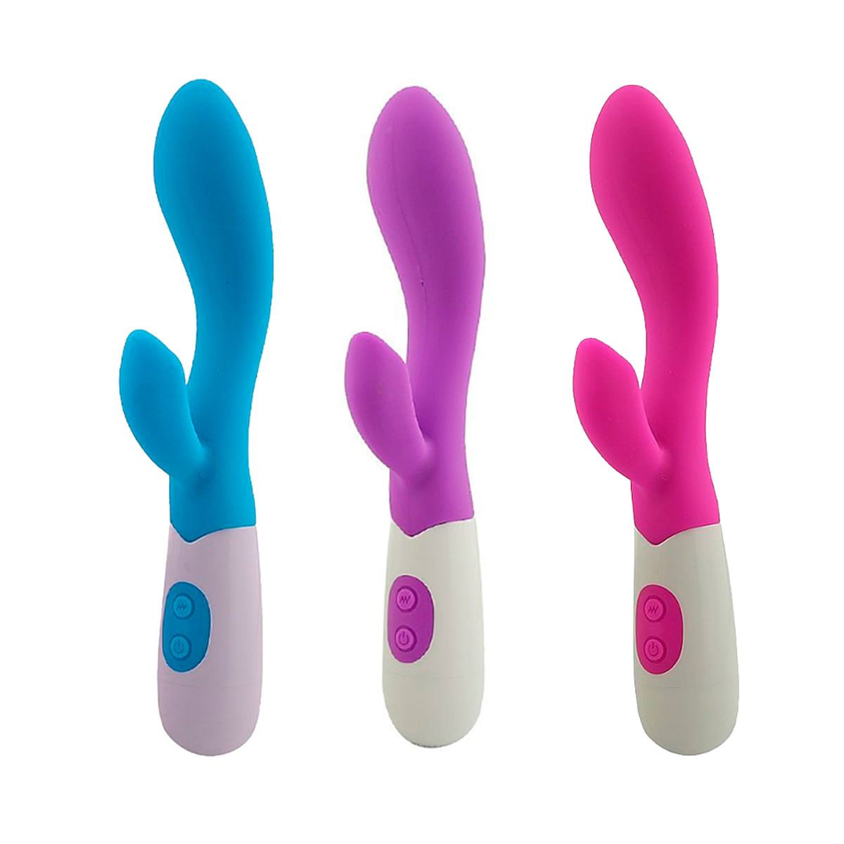 Vibrador Pima de Silicone Recarregável com 10 Modos de Vibração Sexy Import