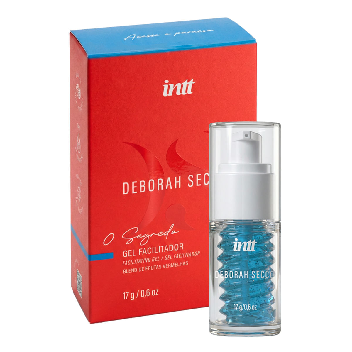 O Segredo Gel Facilitador Dessensibilizante Anal Linha Deborah Secco 17g Intt